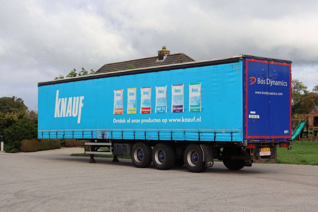 Curtainsider trailer Groenewegen DRO-14-27 2006