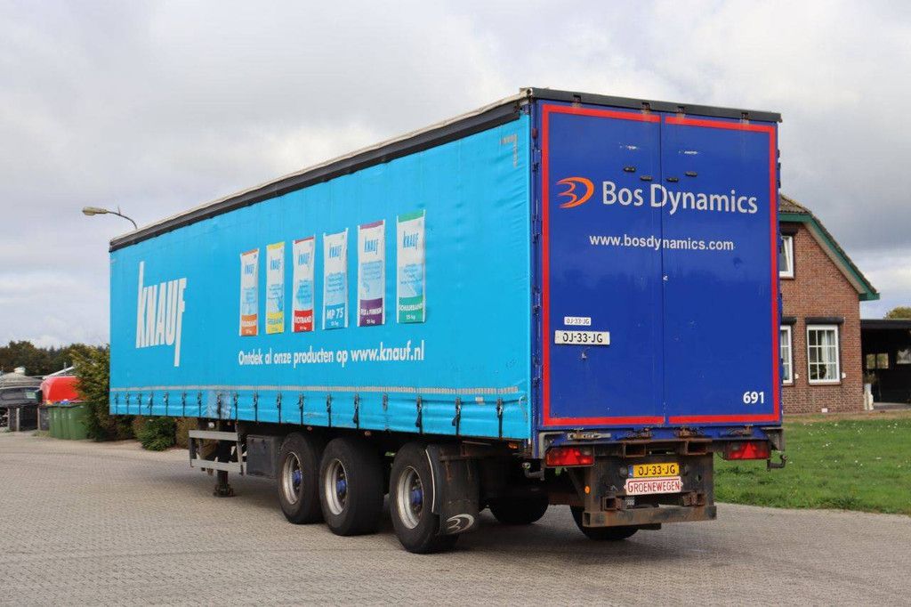 Curtainsider trailer Groenewegen DRO-14-27 2006
