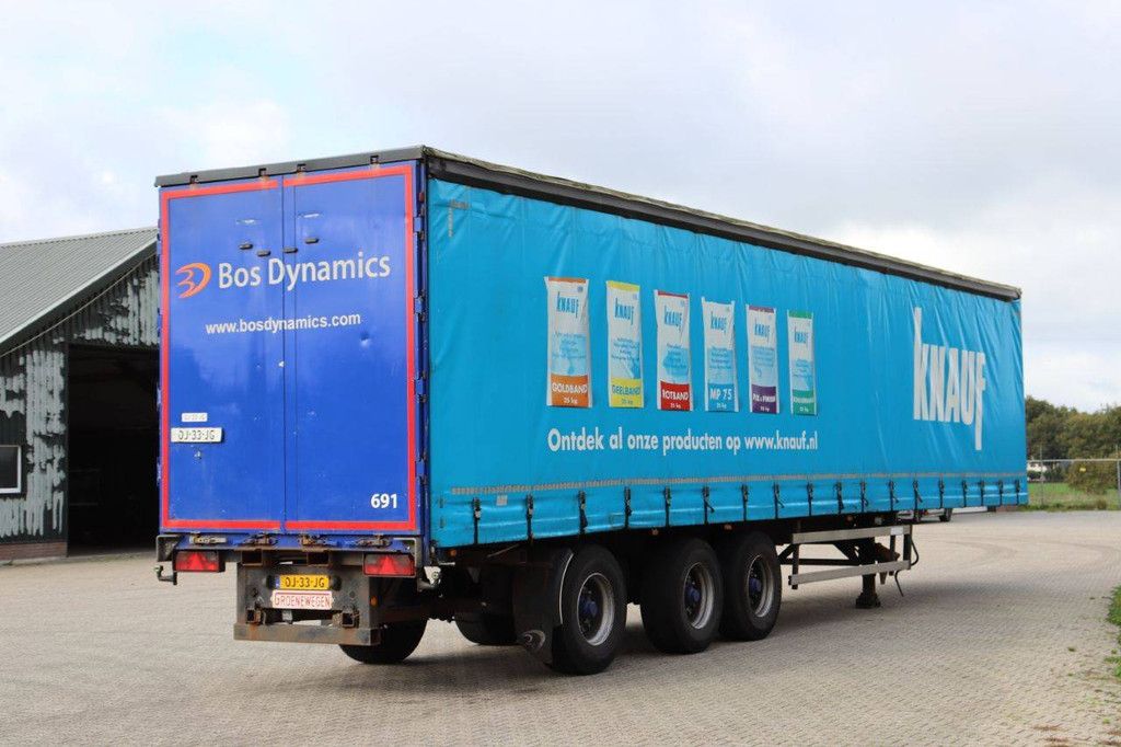 Curtainsider trailer Groenewegen DRO-14-27 2006