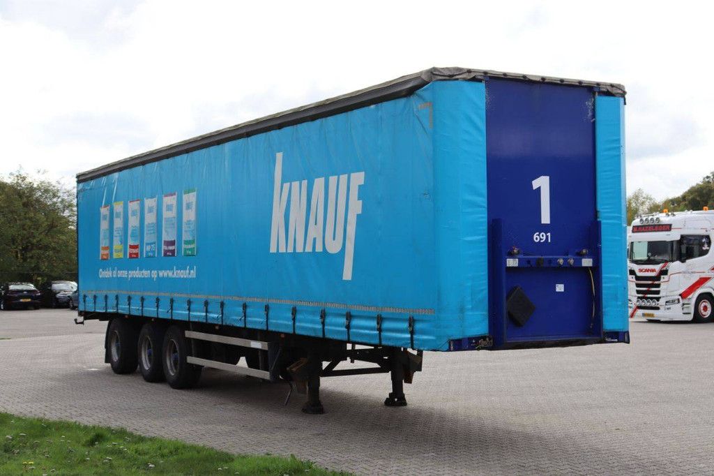 Curtainsider trailer Groenewegen DRO-14-27 2006
