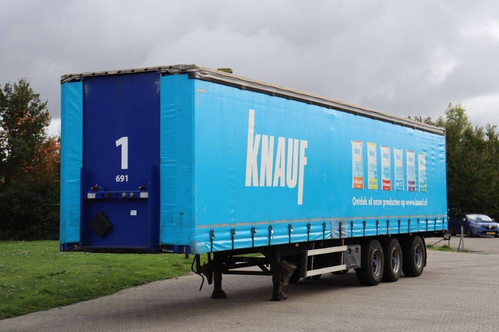 Curtainsider trailer Groenewegen DRO-14-27 2006