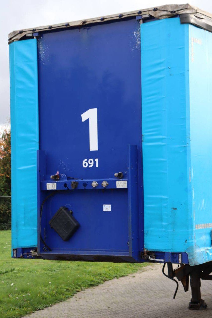 Curtainsider trailer Groenewegen DRO-14-27 2006