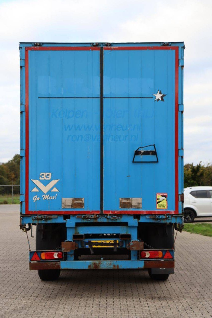 Curtainsider trailer Pacton TBD339 2001