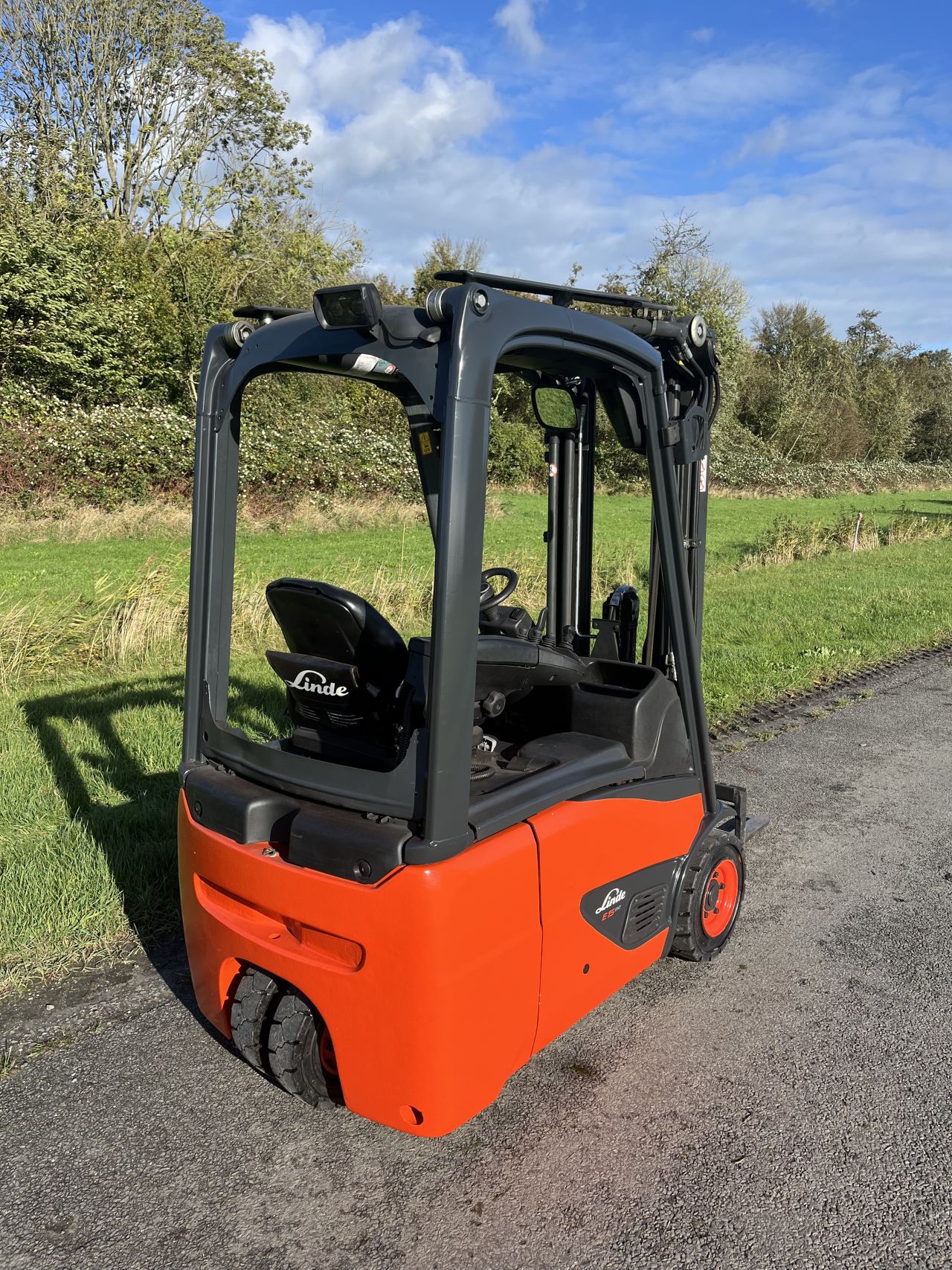 Linde E15 -02 elektrisch heftruck triplo Sideshift
