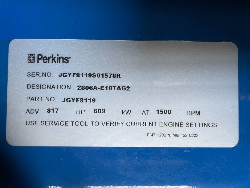FG Wilson P715-3 - 715 kVA Genset - DPX-16023