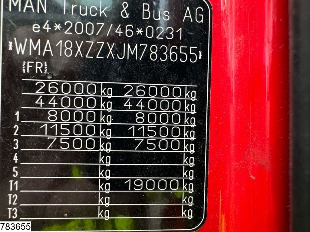 MAN TGX 26 460 6x2, EURO 6, Combi, Retarder, Lifitng roof