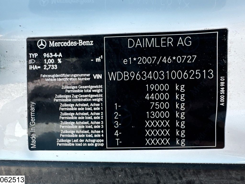 Mercedes Actros 1845 EURO 6