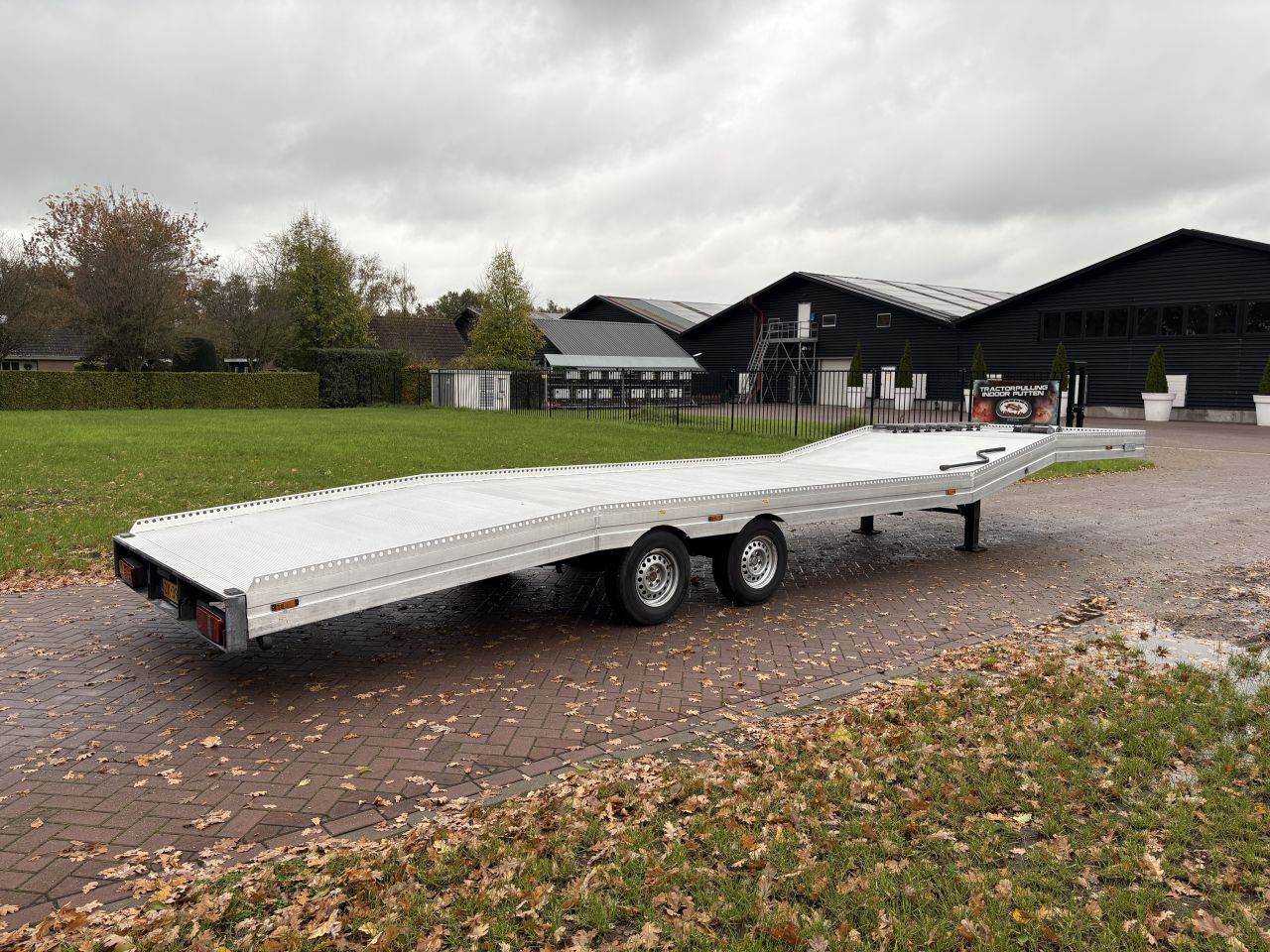 Be oplegger ambulance auto transporter VLEDHUIZEN 5.5 TON