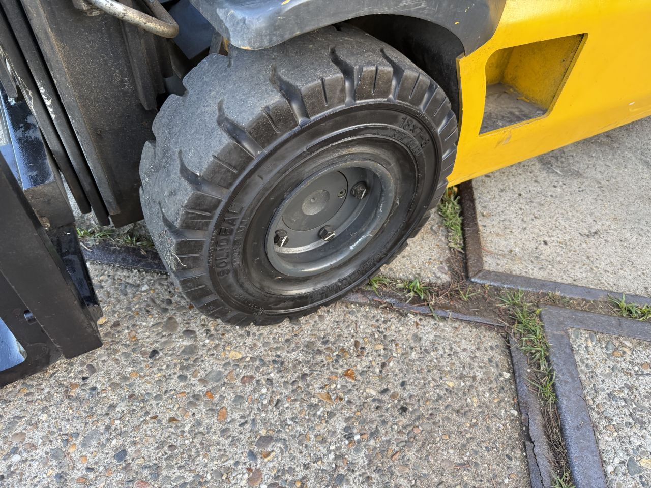 Komatsu 1500KG elektr triplex 6.4M! Freelift Sideshift 2800 uur