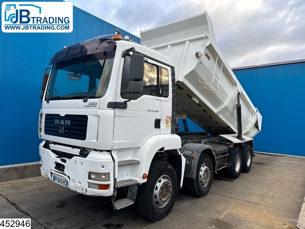 MAN TGA 35 390 8x4, Euro 3, Manual, steel suspension