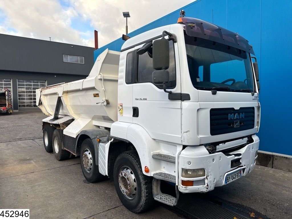 MAN TGA 35 390 8x4, Euro 3, Manual, steel suspension