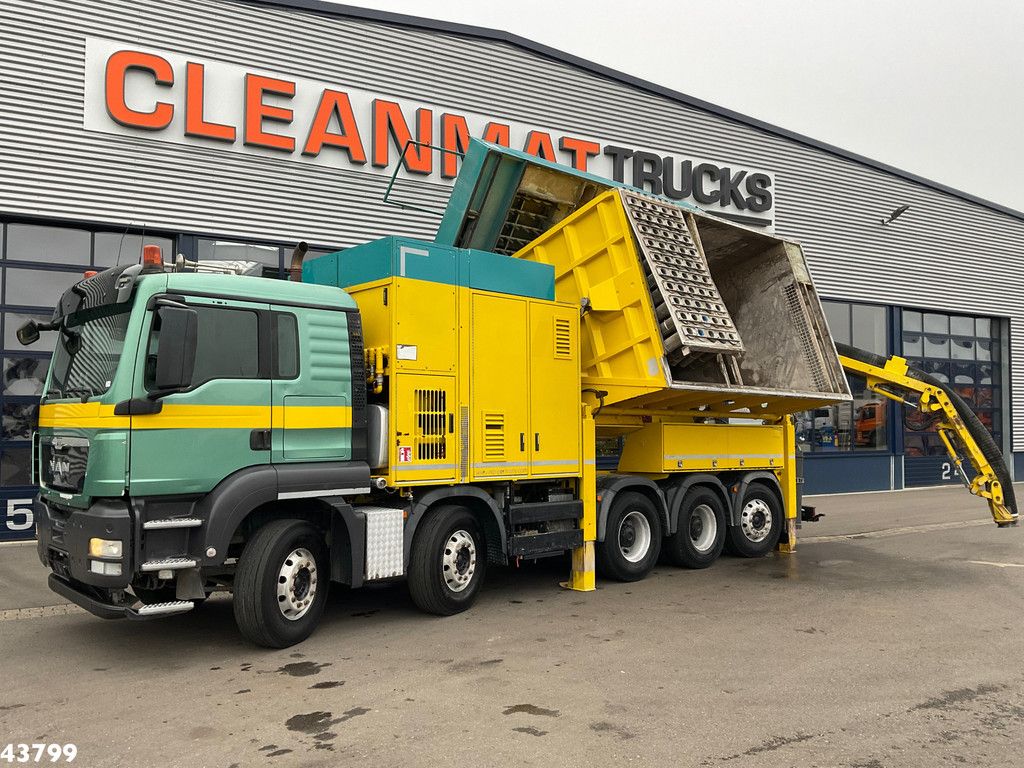 Man TGS 35.480 10x4 RSP Tridem Saugbagger 10m³