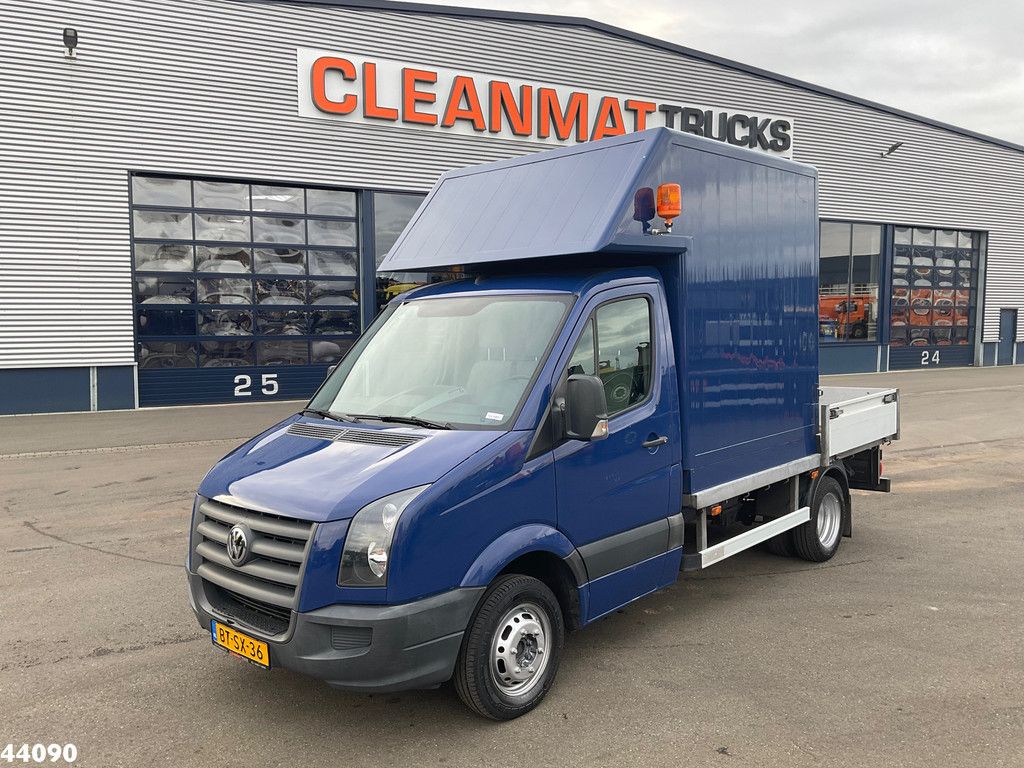 Volkswagen Crafter Servicewagen Hiab 1,3 Tonmeter laadkraan Just 123.645 Km!