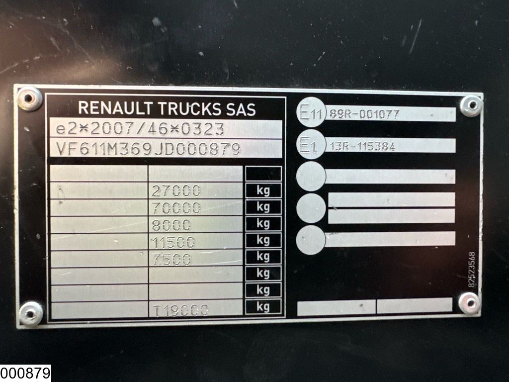 Renault T 480 6x2, EURO 6, Combi, Standairco