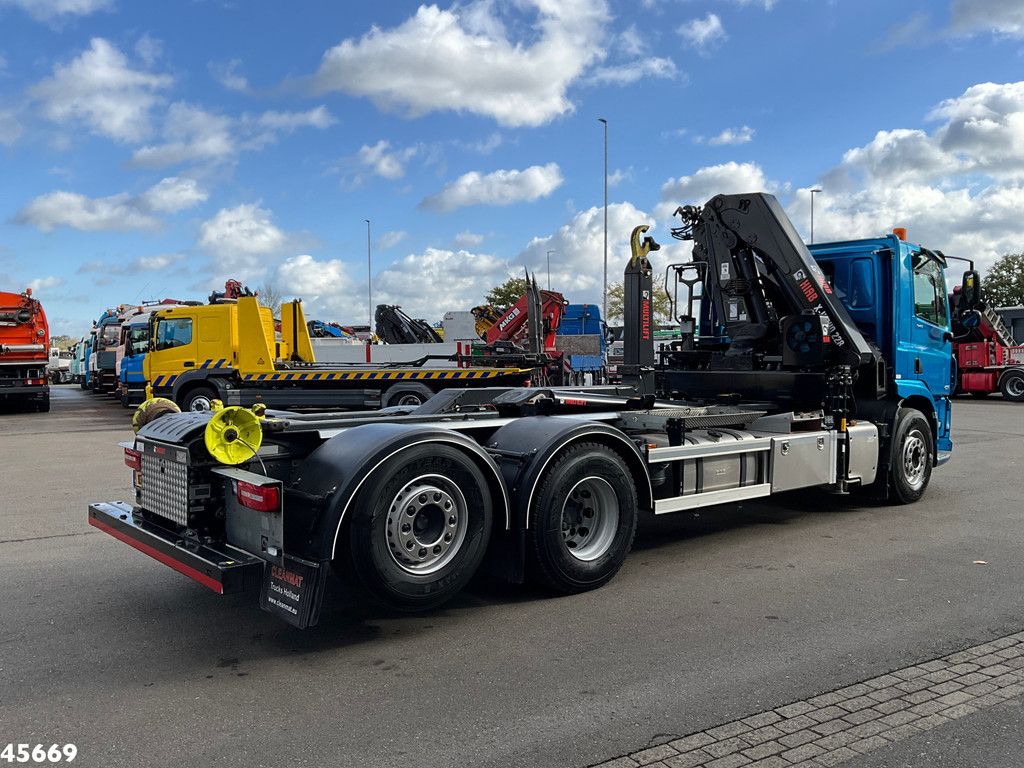 DAF FAN CF 340 Euro 6 Hiab 22 Tonmeter laadkraan Just 136.360 km!