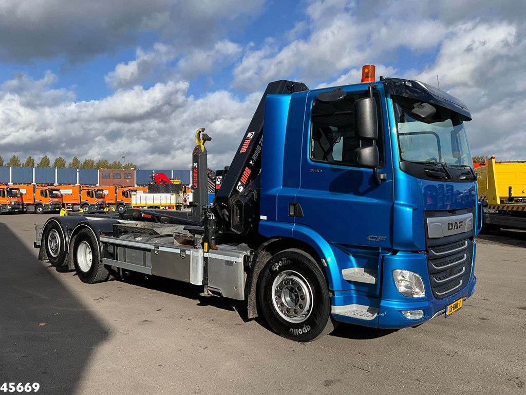 DAF FAN CF 340 Euro 6 Hiab 22 Tonmeter laadkraan Just 136.360 km!