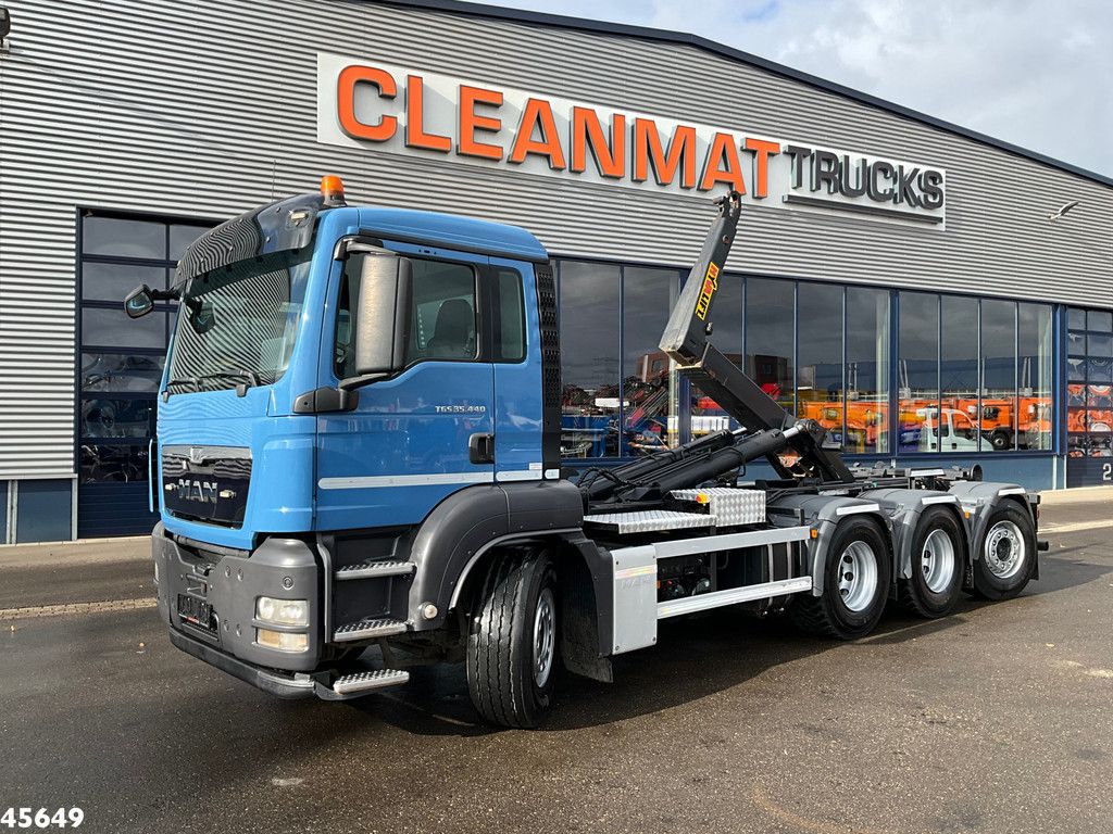 Man TGS 35.440 8x4 Hyvalift 26 Ton haakarmsysteem