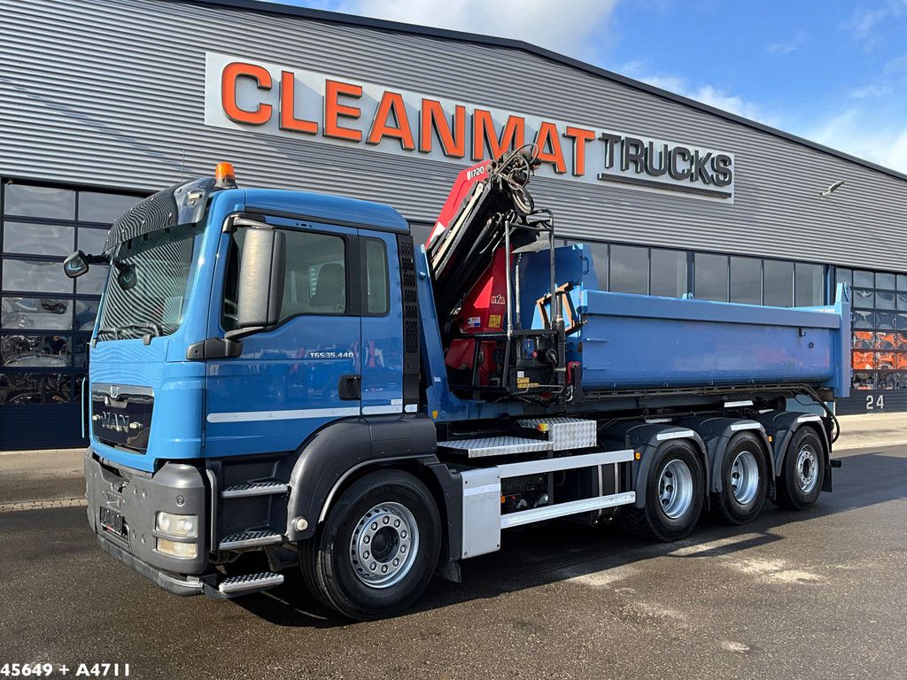 Man TGS 35.440 8x4 HMF 17 Tonmeter laadkraan