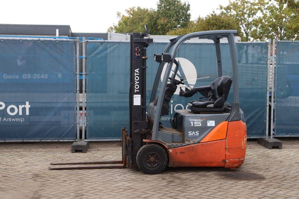 Heftruck Toyota 8FBET15 Elektrisch 1500kg 3m