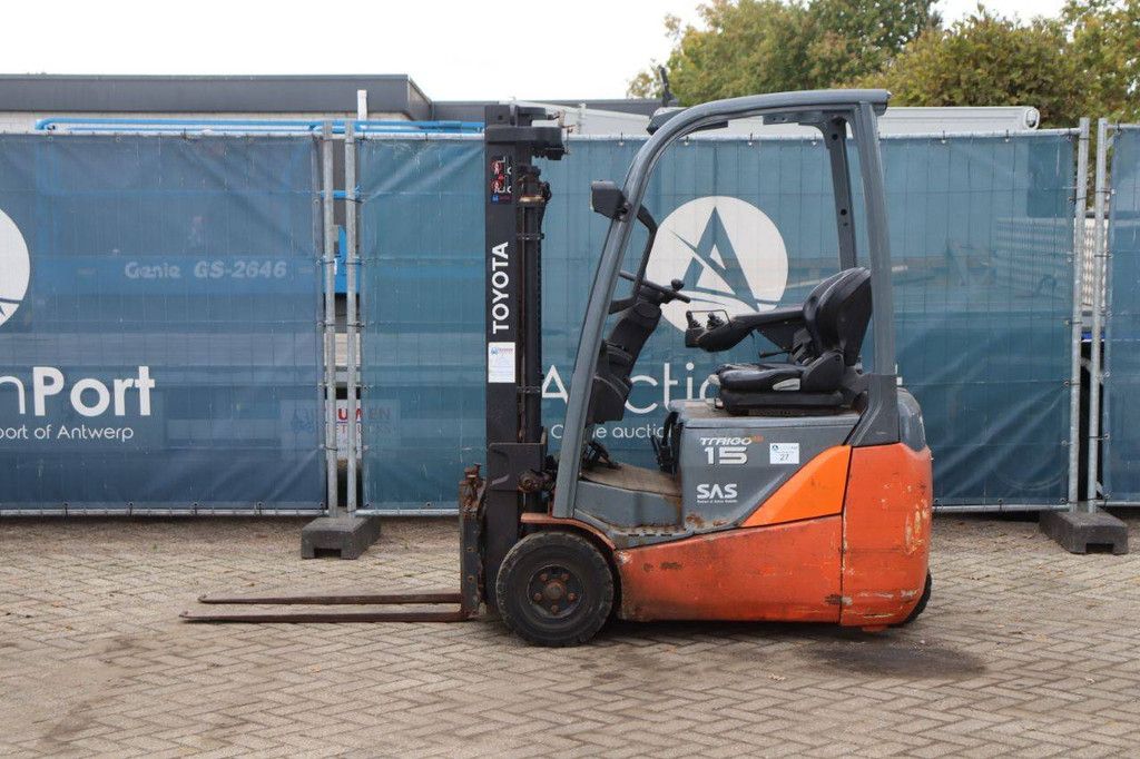 Heftruck Toyota 8FBET15 Elektrisch 1500kg 3m