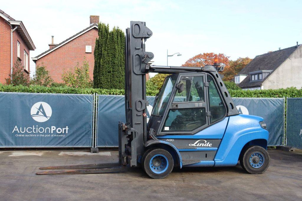 Forklift Linde H80D-900 Diesel 8000kg 2012