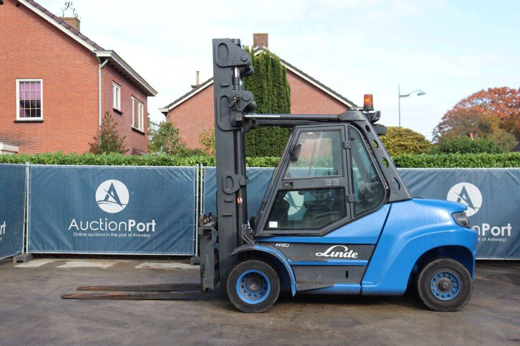 Forklift Linde H80D-900 Diesel 8000kg 2012