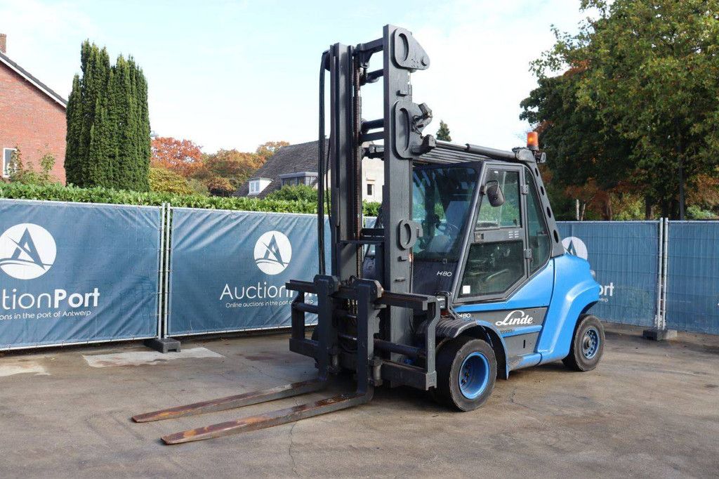 Forklift Linde H80D-900 Diesel 8000kg 2012
