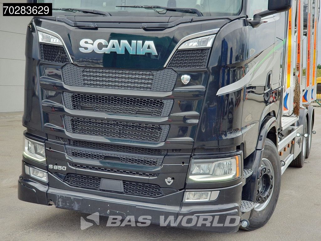 Scania S S650 6X4 Tajfun LIV100K Kran Holztransport Retarder 3-Pedals Euro 6