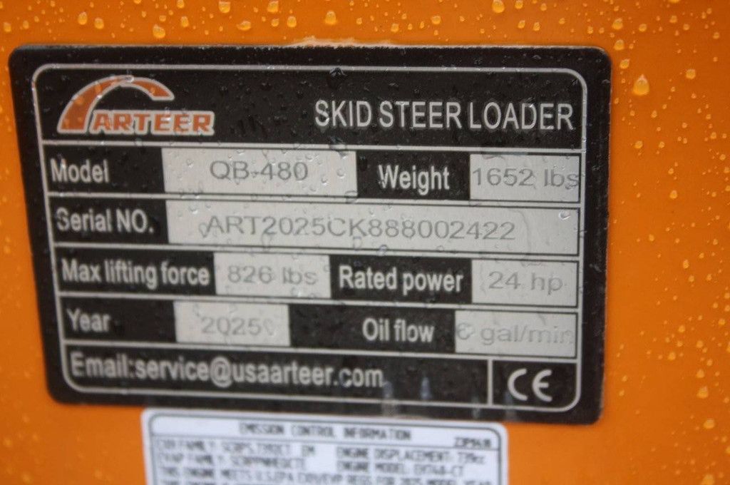 Kompaktlader Arteer QB-480 Benzin 24 PS 2025 Neu