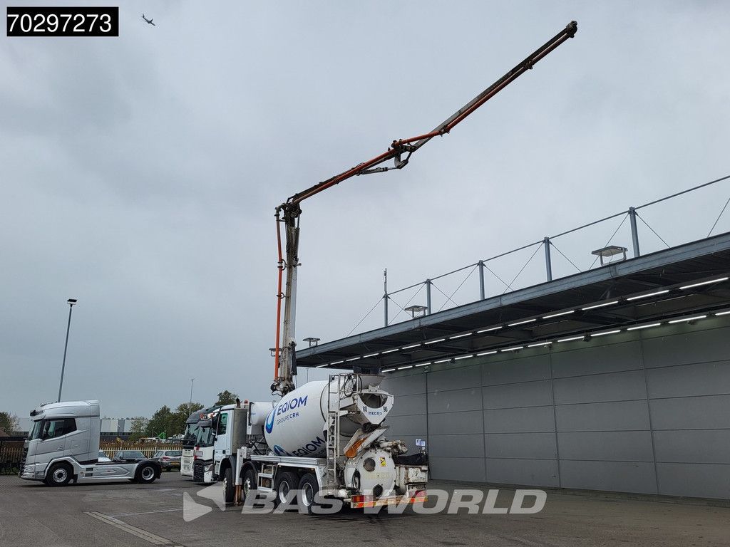 Mercedes Actros 3241 8X4 7m3 Mecbo Mixer Big-Axle Steelsuspension Pompe+Mixer Euro 5
