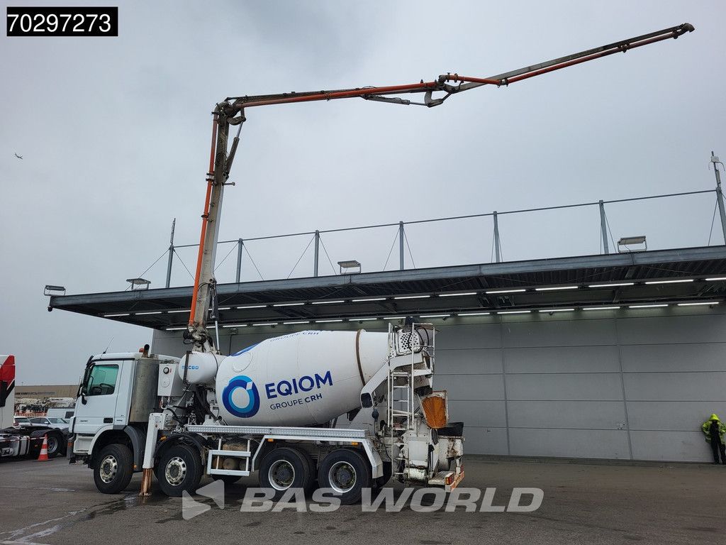 Mercedes Actros 3241 8X4 7m3 Mecbo Mixer Big-Axle Steelsuspension Pompe+Mixer Euro 5