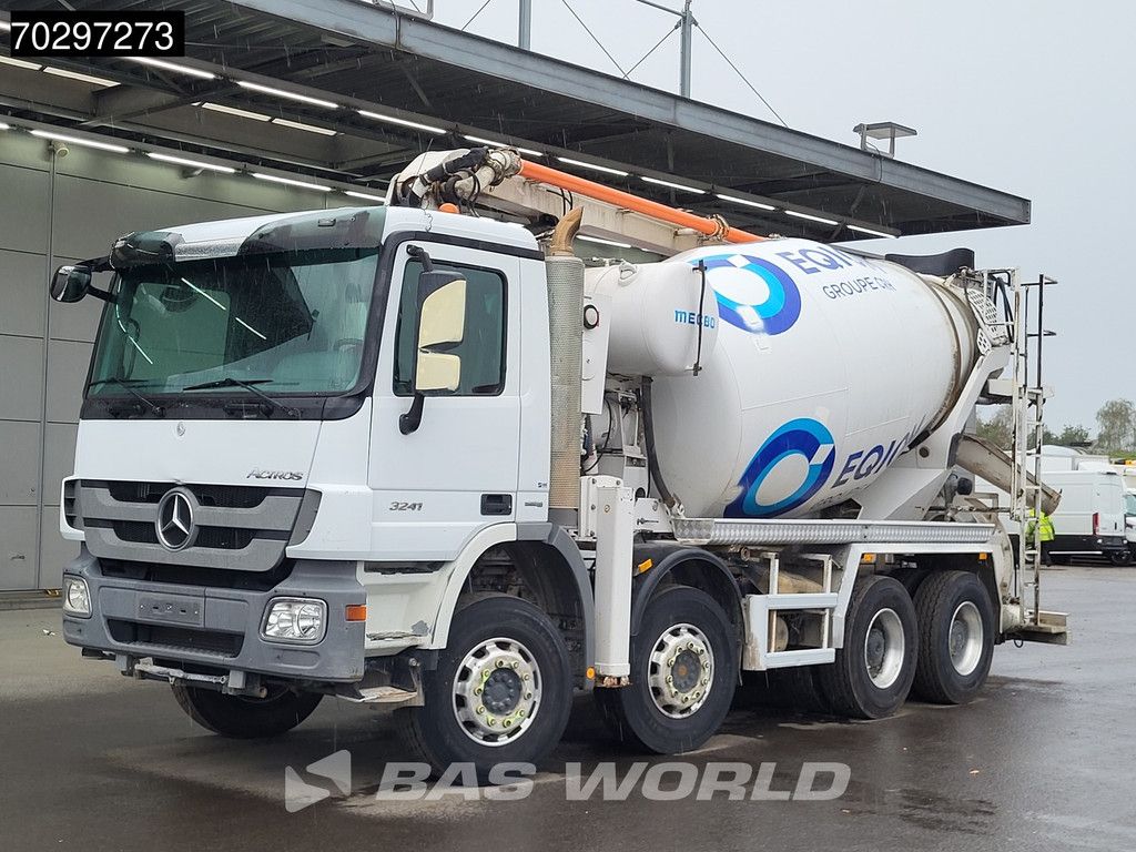 Mercedes Actros 3241 8X4 7m3 Mecbo Mixer Big-Axle Steelsuspension Pompe+Mixer Euro 5
