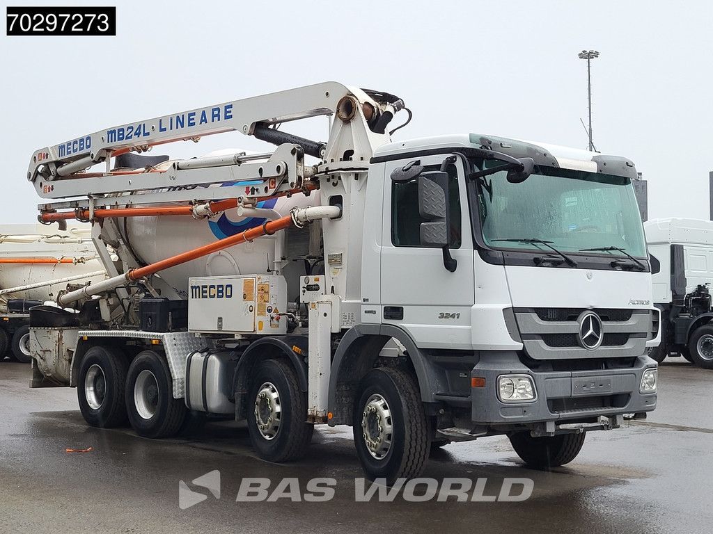Mercedes Actros 3241 8X4 7m3 Mecbo Mixer Big-Axle Steelsuspension Pompe+Mixer Euro 5