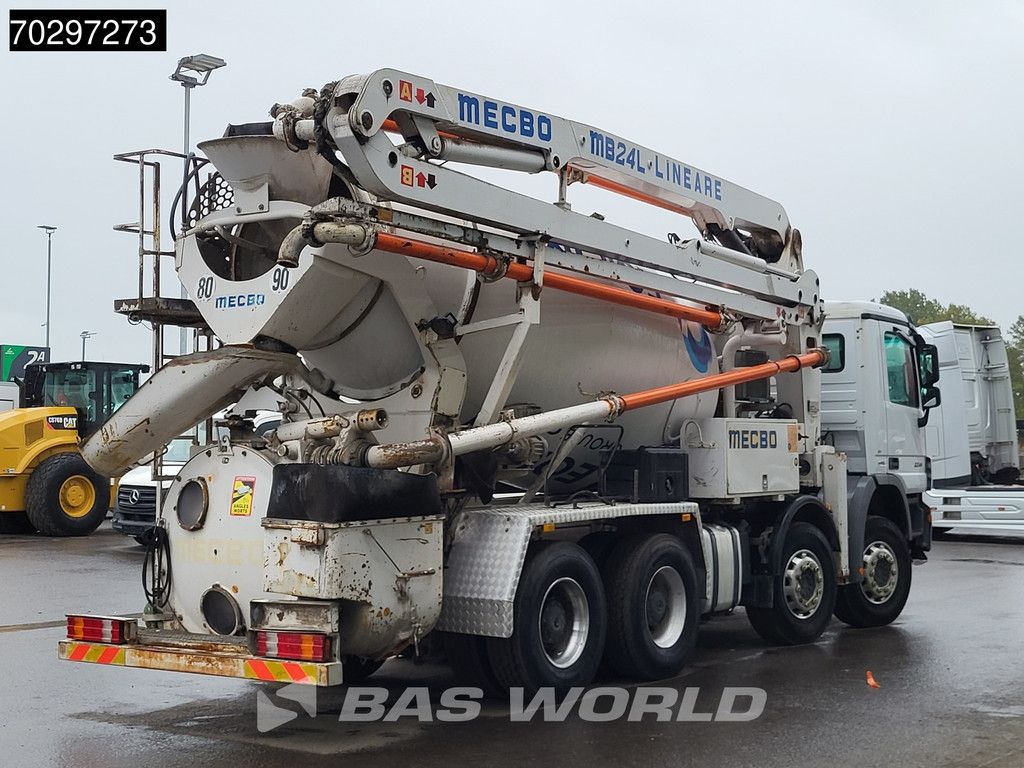 Mercedes Actros 3241 8X4 7m3 Mecbo Mixer Big-Axle Steelsuspension Pompe+Mixer Euro 5