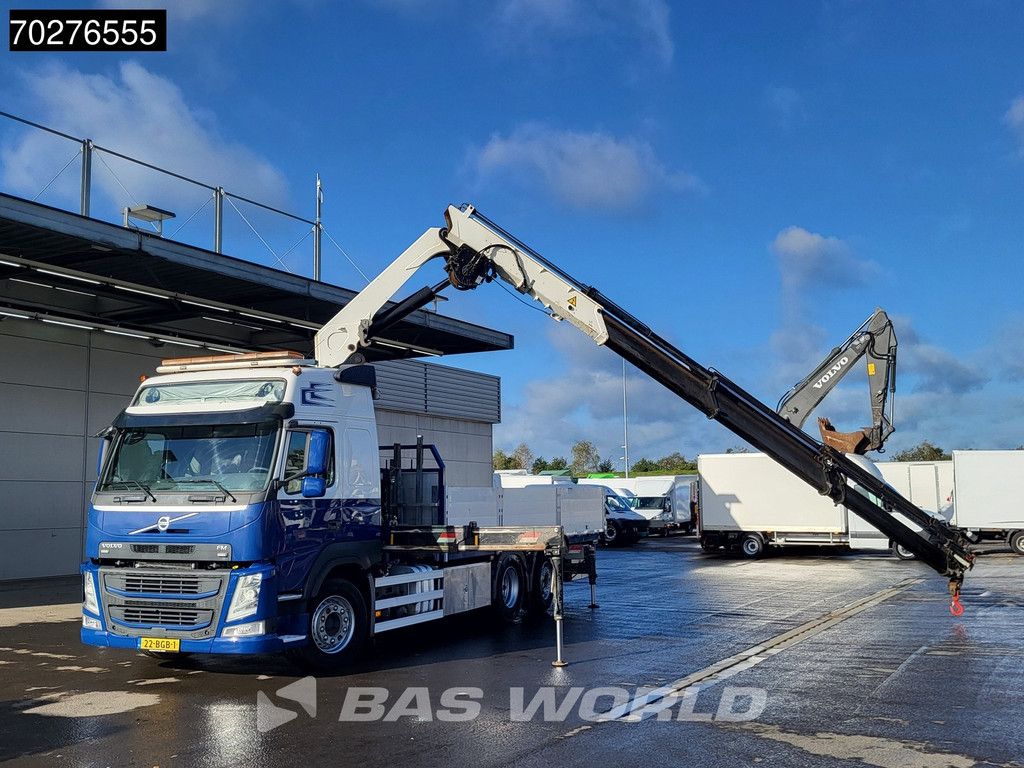 Volvo FM FM 500 6X2 NL-Truck HMF 3220-K7 Kran Crane Winch Lift+Steering-Axle Euro 6