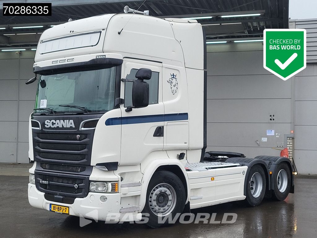 Scania R580 6X4 NL-Truck Full-Air Retarder Leder Xenon Navi Euro 6
