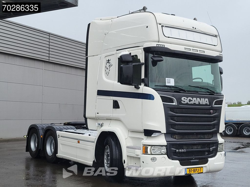 Scania R580 6X4 NL-Truck Full-Air Retarder Leder Xenon Navi Euro 6