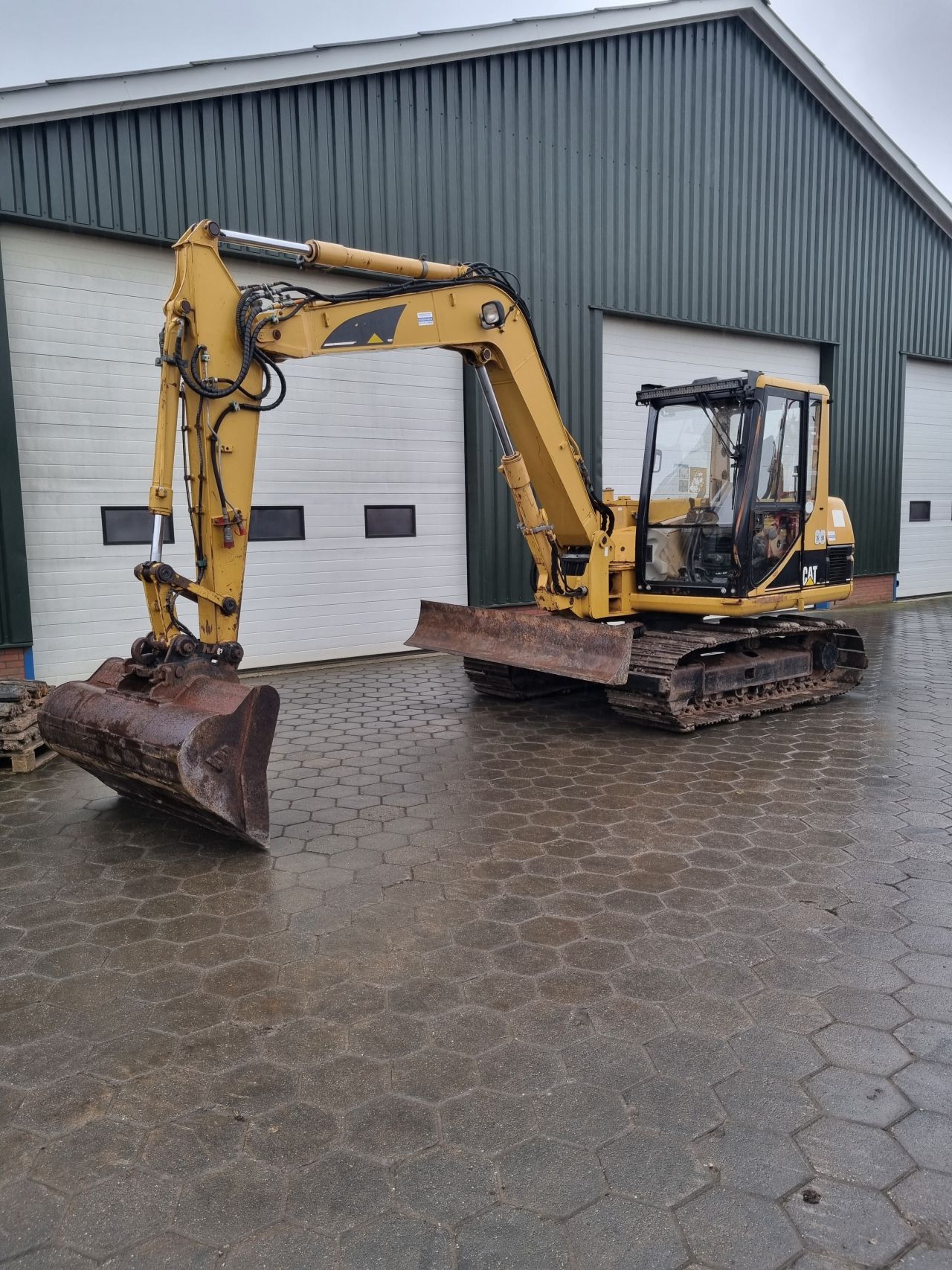 Cat 307 B midikraan/rupskraan/graafmachine