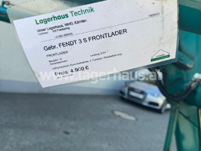 Fendt 3 S FRONTLADER