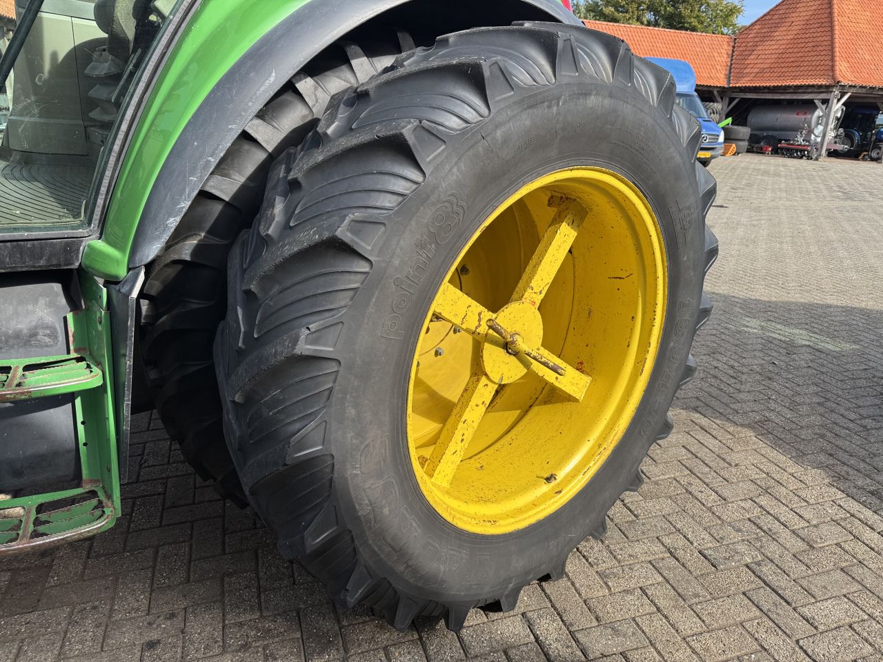 Dubbel lucht met verloop ring 16,9xR38