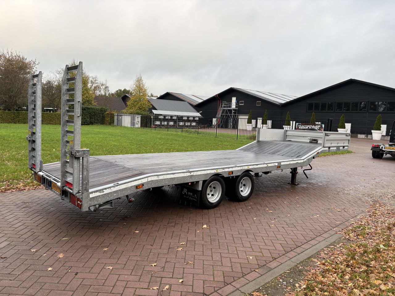 Be oplegger semi dieplader Veldhuizen 8 TON 2014