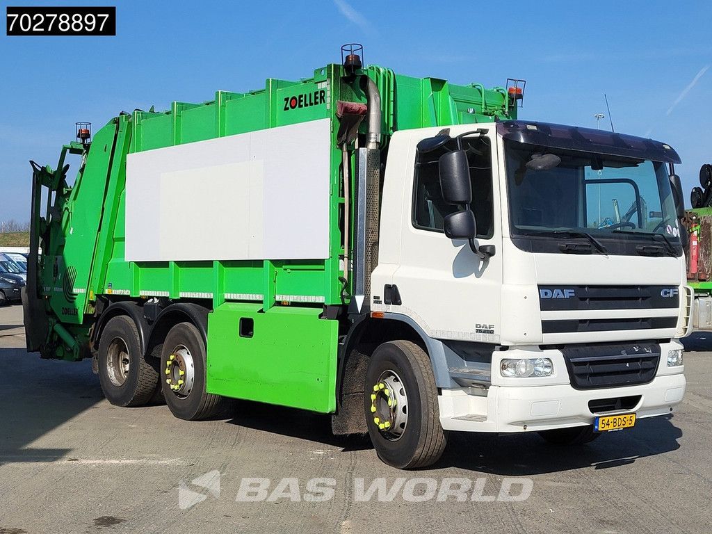 DAF CF75.250 6X2 NL-Truck Zoeller Garbage Truck Lenkachse EEV