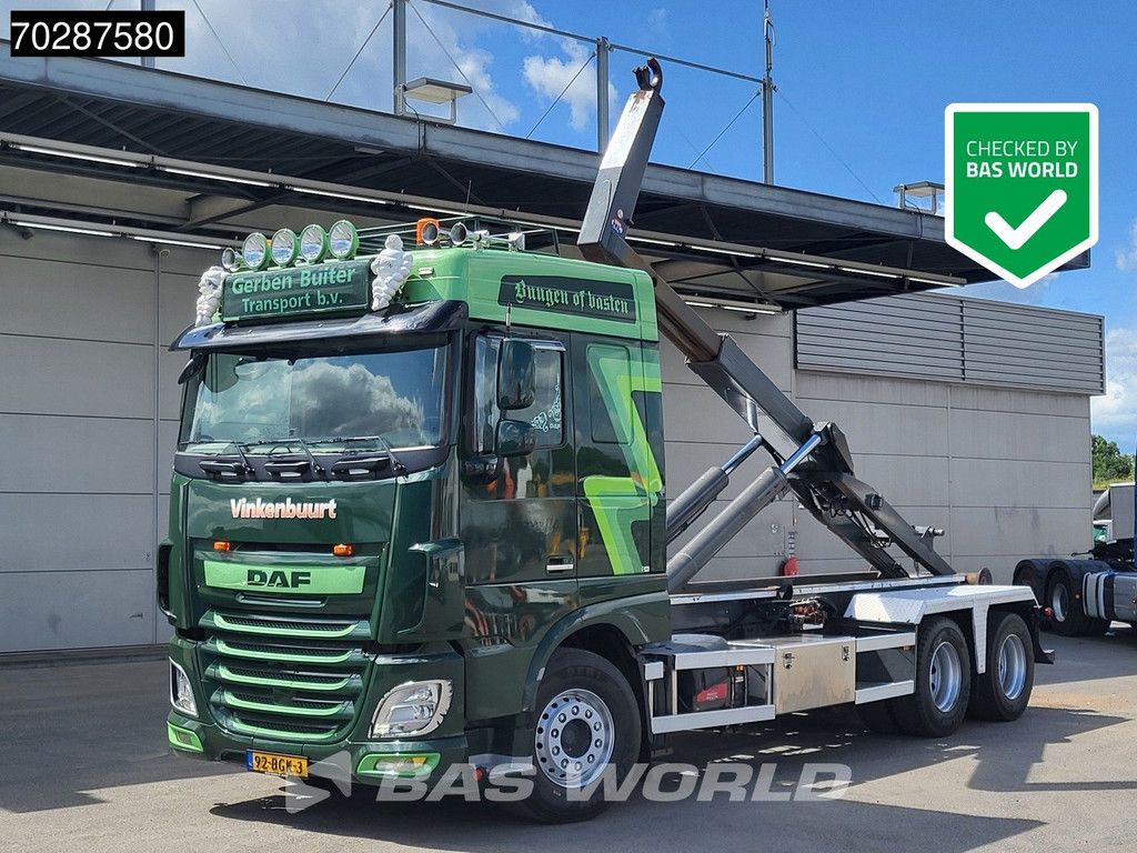 DAF XF XF 460 6X2 NL-Truck VDL S-25-6400 Hooklift Liftaxle Manual Navi ACC Euro 6