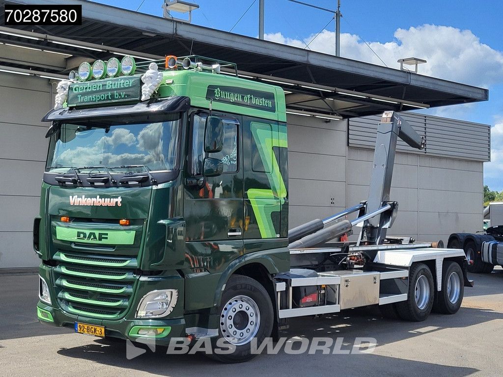 DAF XF XF 460 6X2 NL-Truck VDL S-25-6400 Hooklift Liftaxle Manual Navi ACC Euro 6