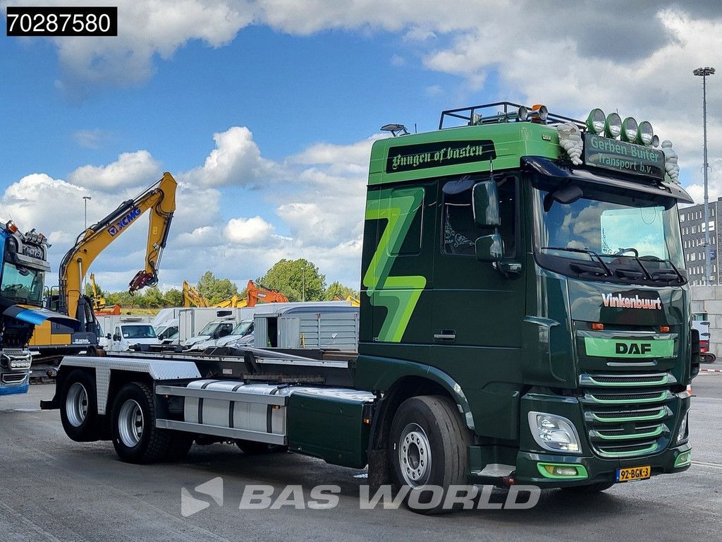 DAF XF XF 460 6X2 NL-Truck VDL S-25-6400 Hooklift Liftaxle Manual Navi ACC Euro 6