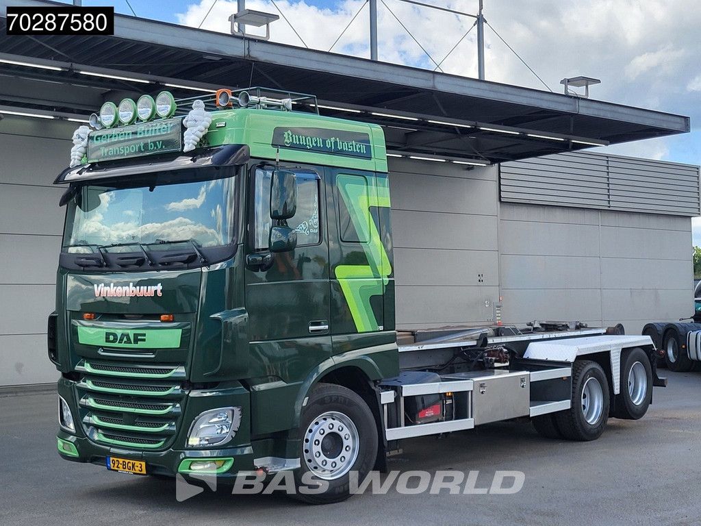 DAF XF XF 460 6X2 NL-Truck VDL S-25-6400 Hooklift Liftaxle Manual Navi ACC Euro 6