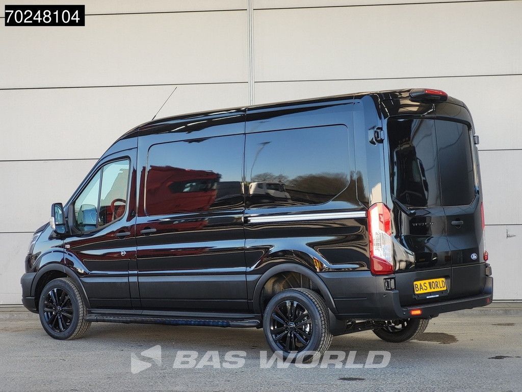 Ford Transit 165pk Automaat Limited Dubbele schuifdeur Raptor Grill Black Edition L2H2 ACC 360camera Navi CarPlay Xenon Camera 10m3 Klima