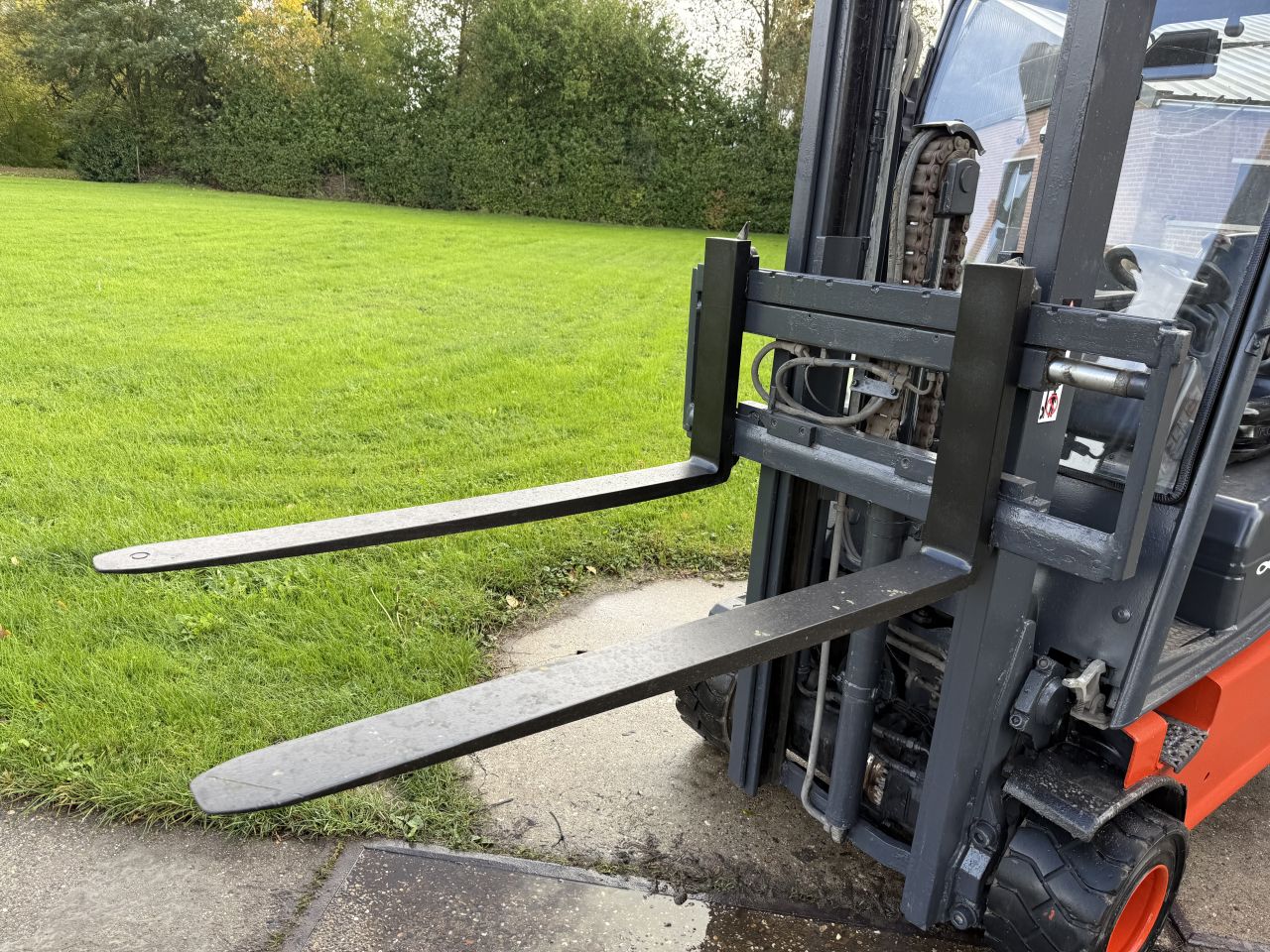 Linde E16 elektrische heftruck Freelift Sideshift
