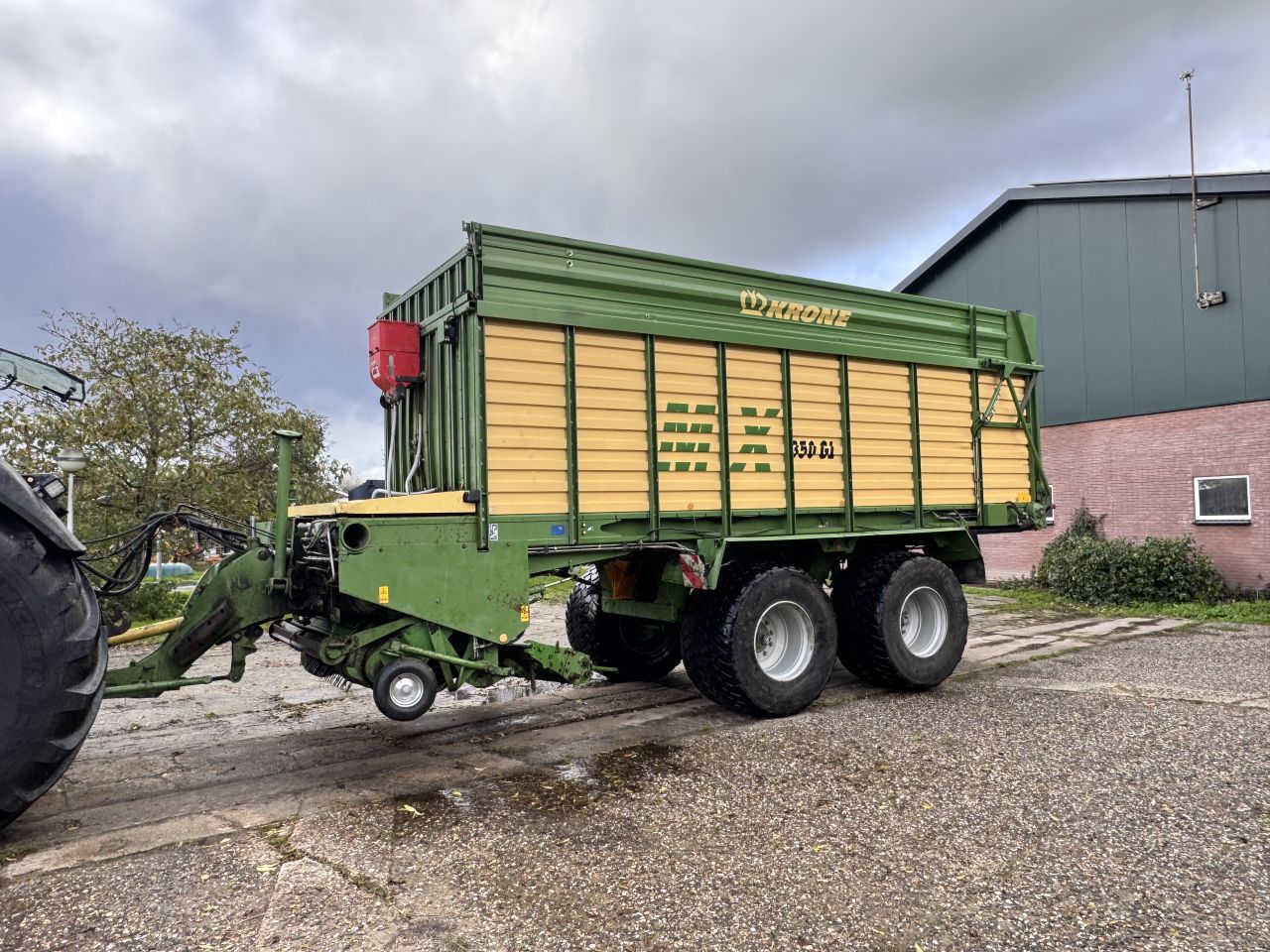 Krone MX 350 GL opraapwagen dubbeldoelwagen