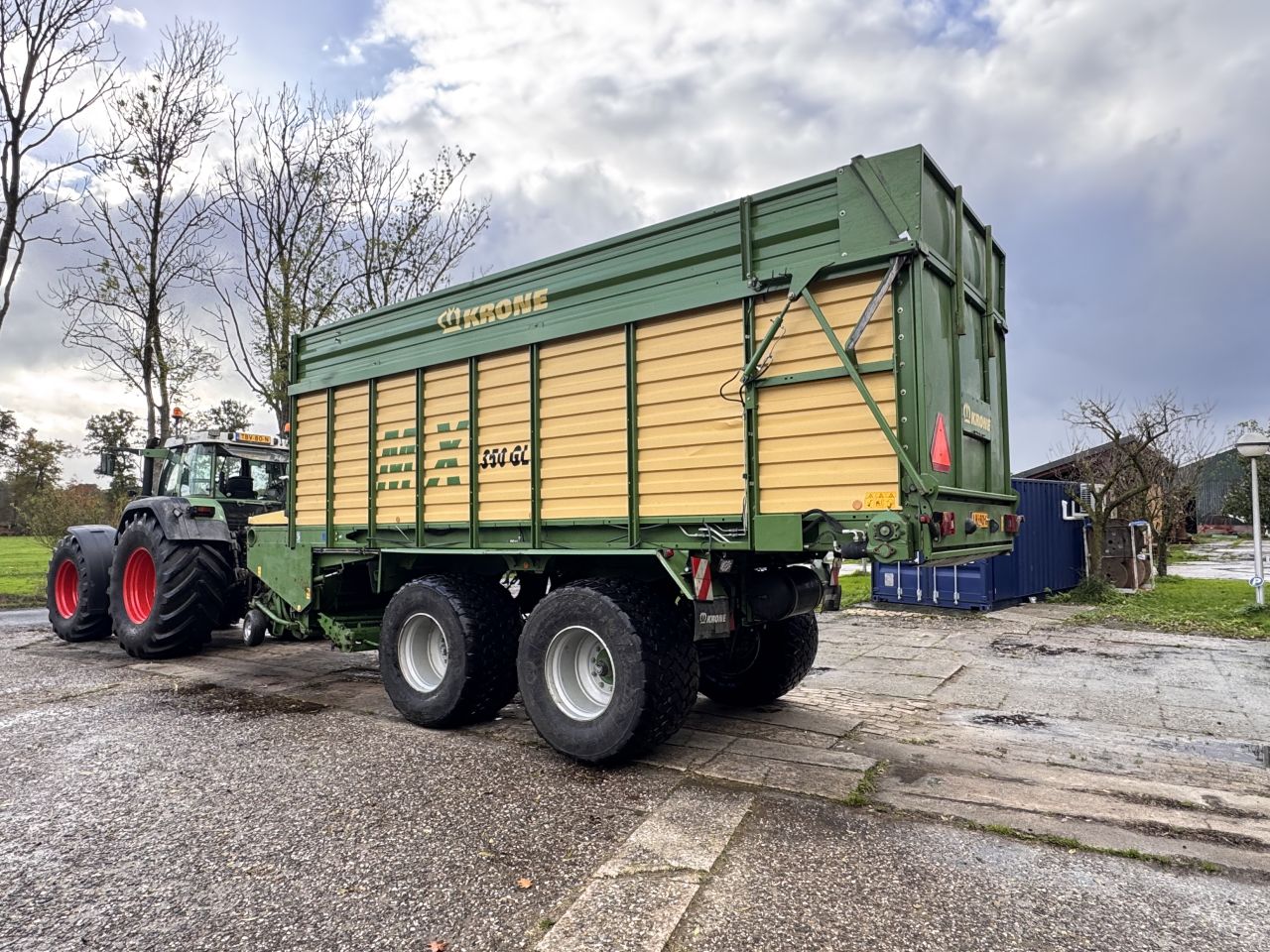 Krone MX 350 GL opraapwagen dubbeldoelwagen